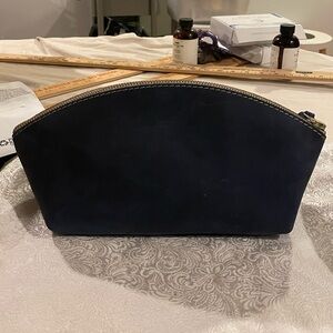 Navy Blue Cosmetic Pouch